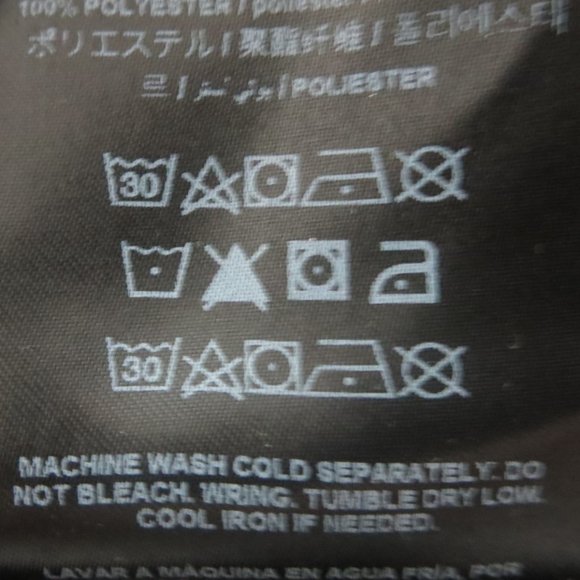 GUESS Black Grey White Rose Print Full Front Zip Track Jacket S Small - Picture 13 of 13